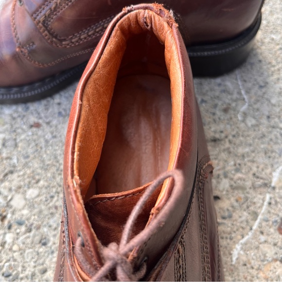 Johnston Murphy Vintage Welch Cut Round Toe Brown Leather Boots Men 9.5M - Picture 16 of 16